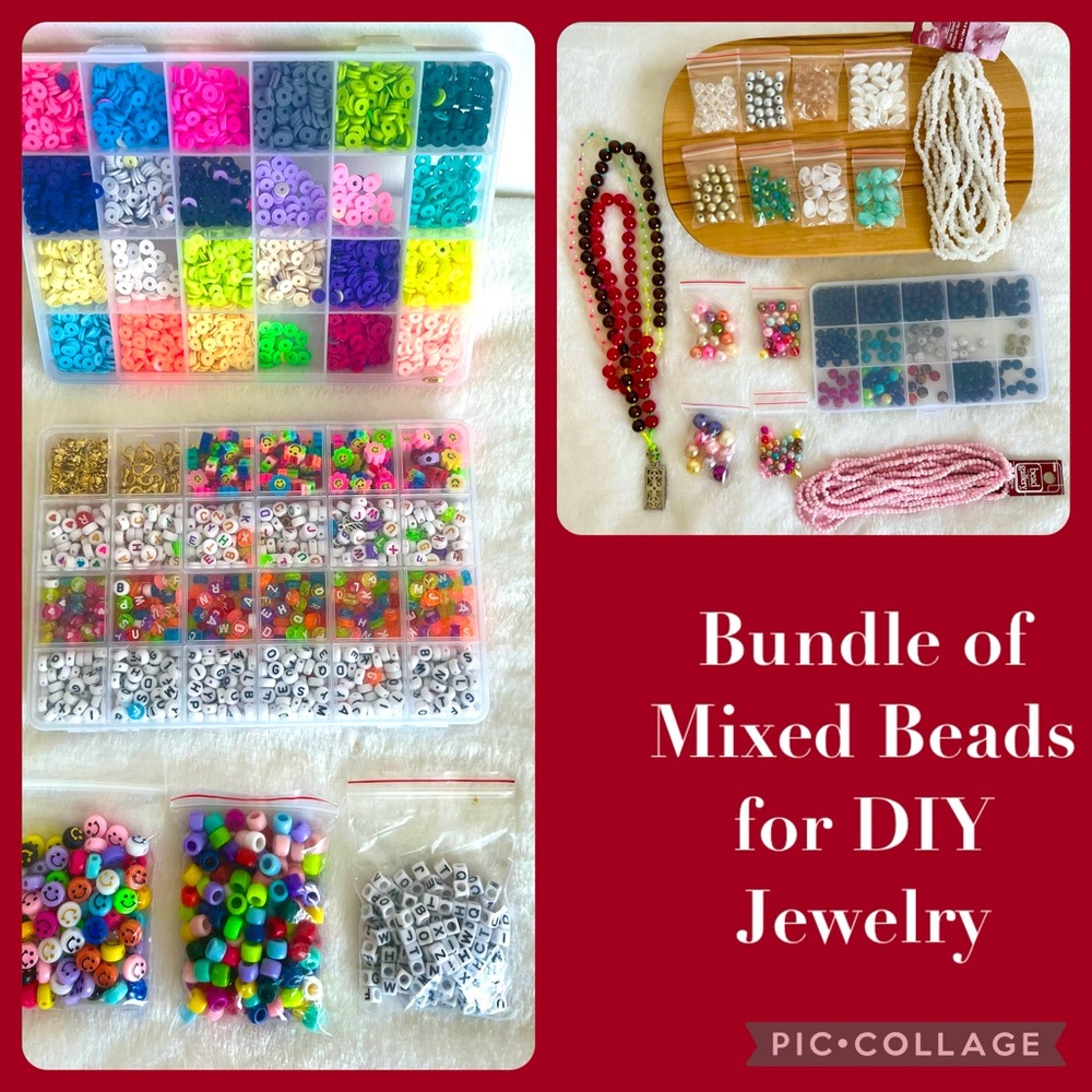 Mixed Letter Bead Spinners Lava Stone Rocks beads chains DIY bracelets for girls